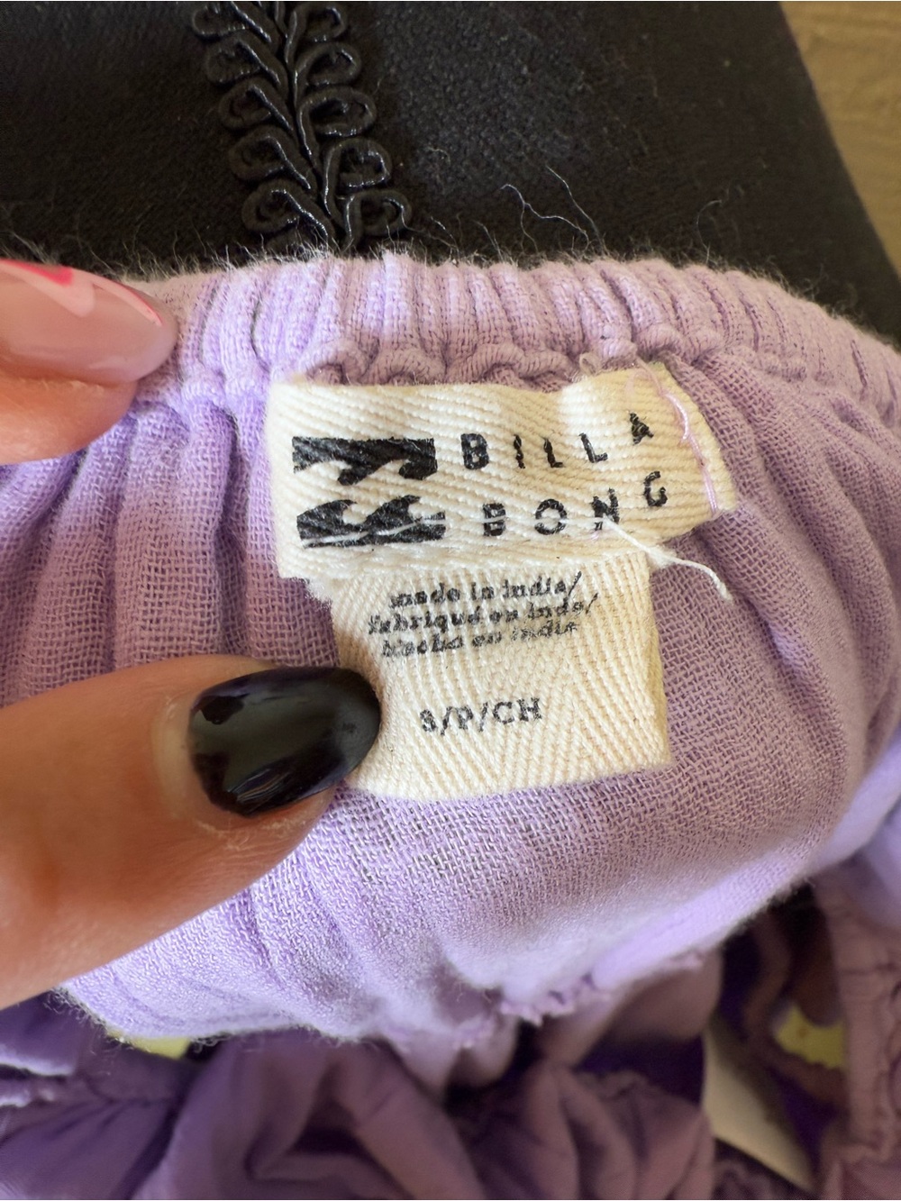 Billabong Lilac Puff Sleeve Cutout Maxi Dress Cottagecore Prairie NWT Small - Picture 12 of 12